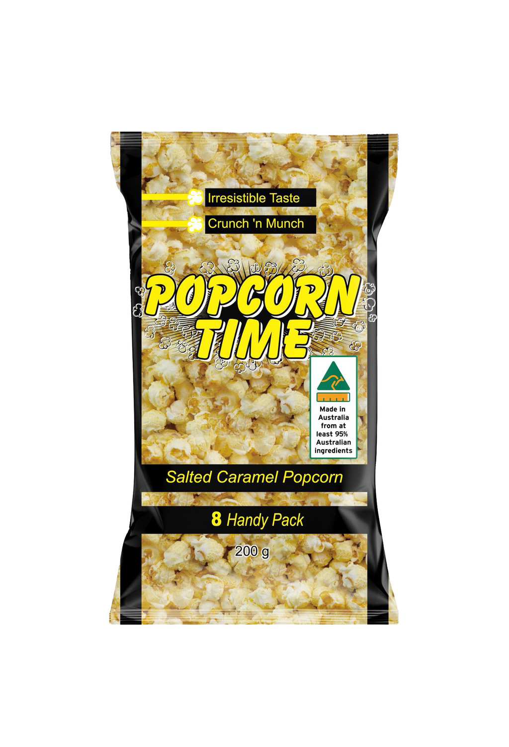 Popcorn Time Salted Caramel Popcorn Multipack Carton