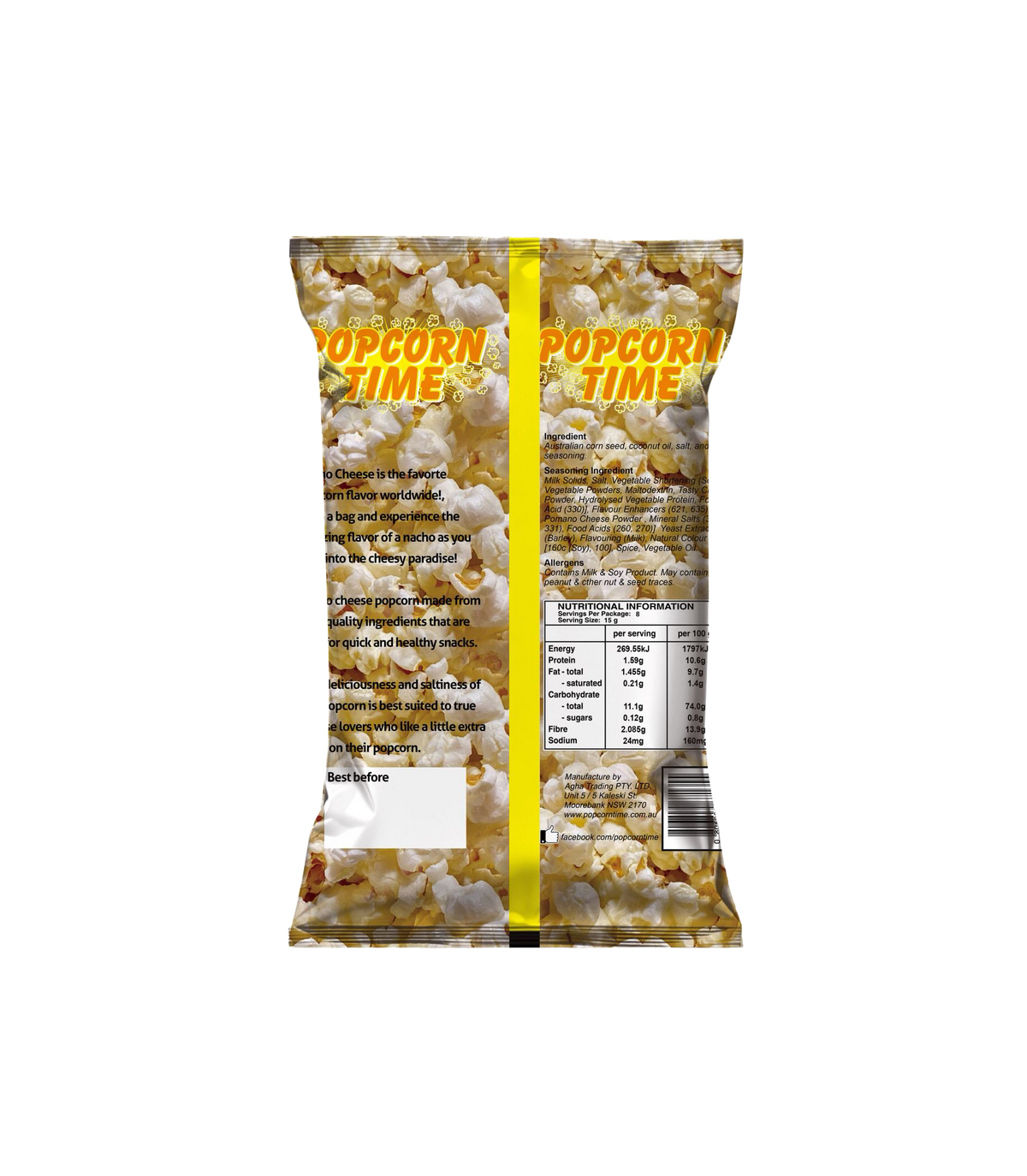 Popcorn Time Nacho Cheese Popcorn Multipack