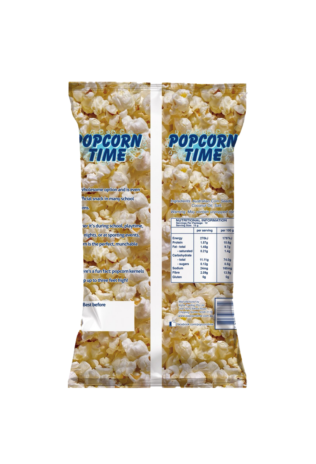 Popcorn Time Lightly Salted Popcorn Multipack