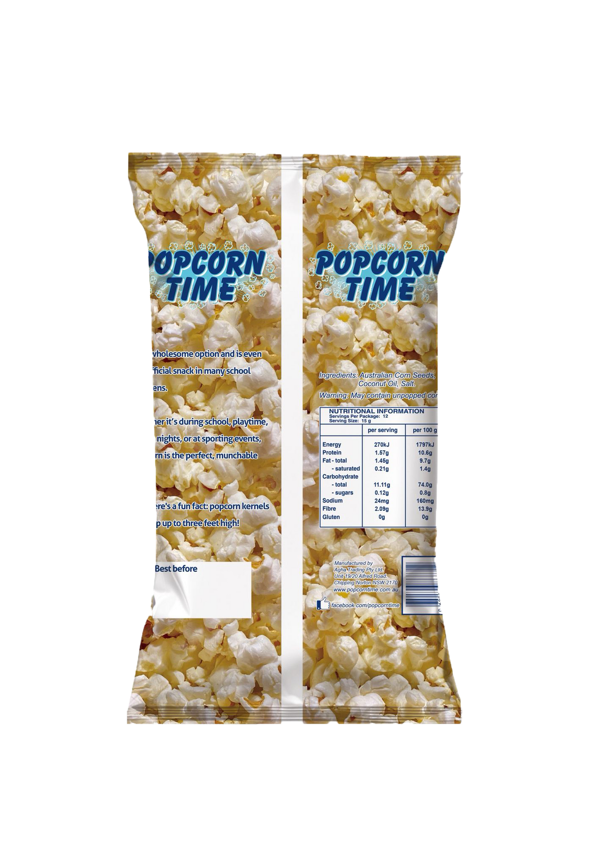 Popcorn Time Lightly Salted Popcorn Multipack